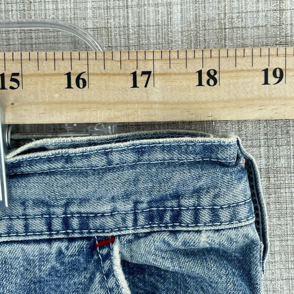 Abercrombie & Fitch Vintage Cargo Jeans Mens XLDistressed Blue *Flaw* 2916 - Picture 6 of 15